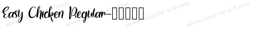 Easy Chicken Regular字体转换